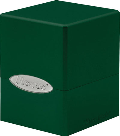 Satin Cube: Hi-Gloss Emerald Green