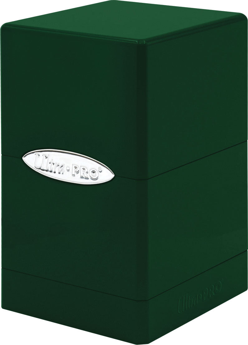 Satin Tower Deck Box: Hi-Gloss Emerald Green