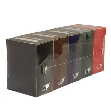 Ultra PRO 5 Dark Color Deck Box Bundle (Black, Blue, Brown, Green, Red)