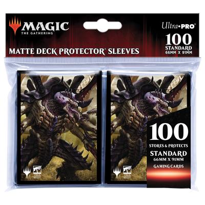 Ultra PRO: Standard 100ct Sleeves - Warhammer 40k Commander Deck (The Swarmlord)