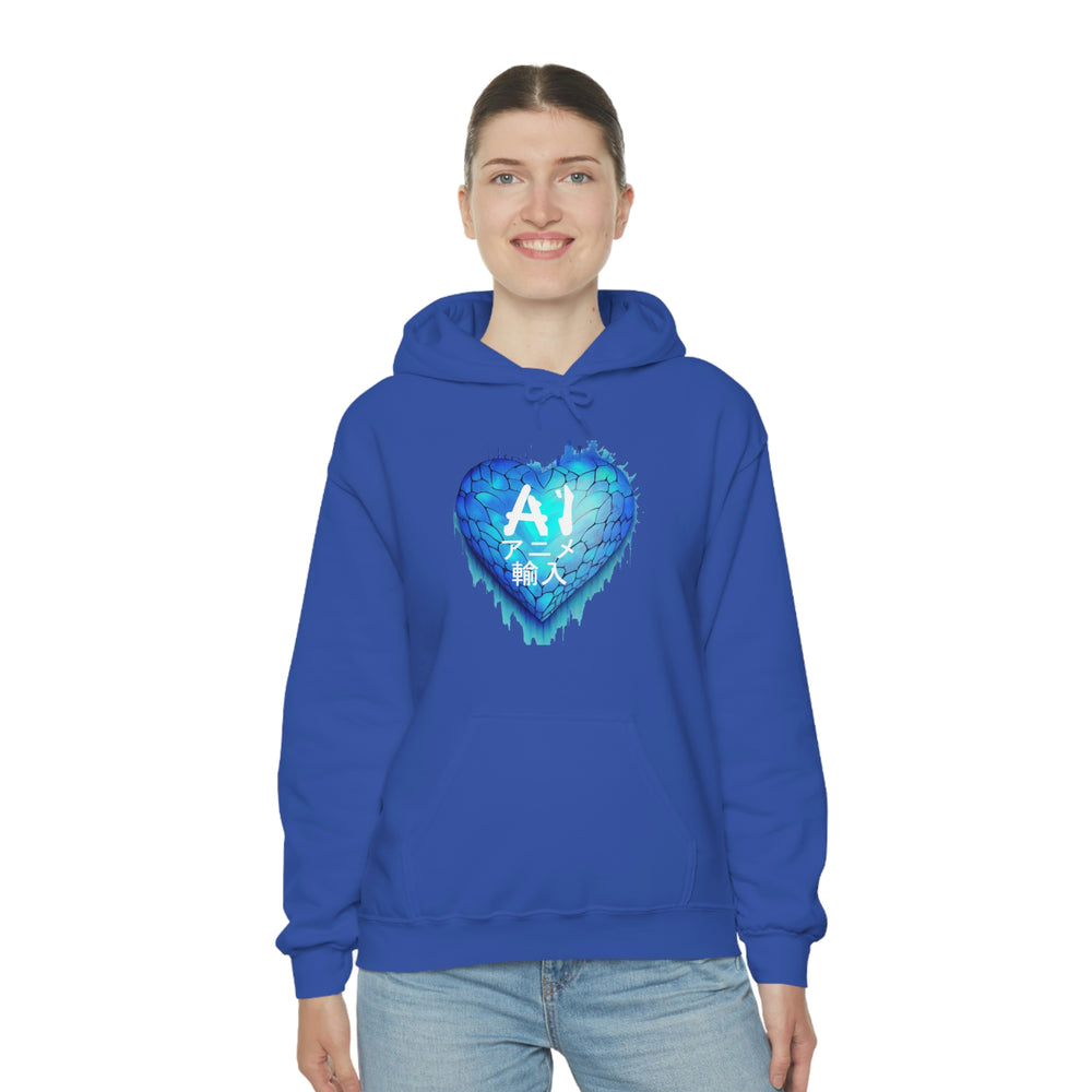 Anime Imports Frozen Heart Logo Unisex Heavy Blend™ Hooded Sweatshirt