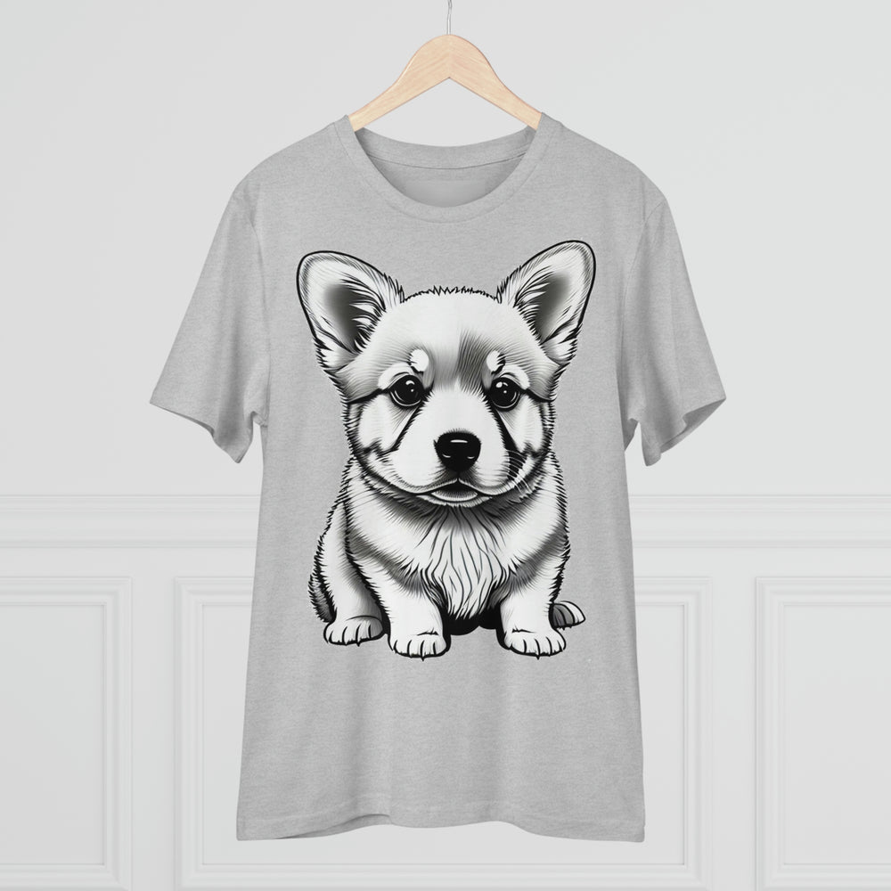 Corgi Pup Eco-Friendly Organic Creator T-shirt - Unisex
