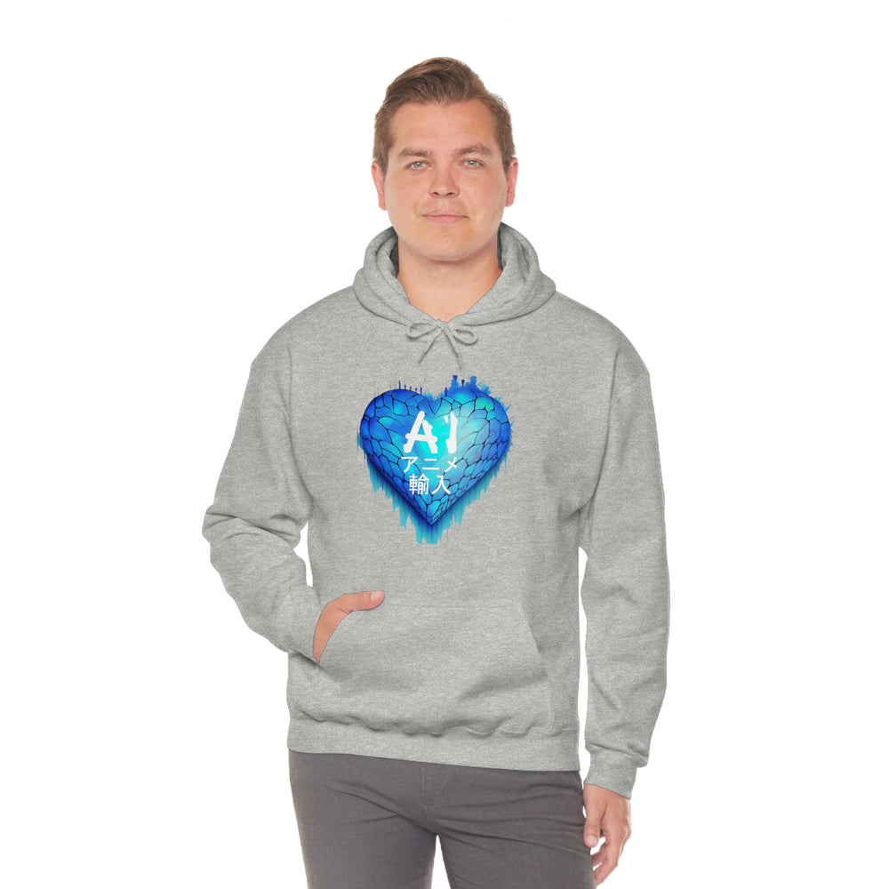 Anime Imports Frozen Heart Logo Unisex Heavy Blend™ Hooded Sweatshirt