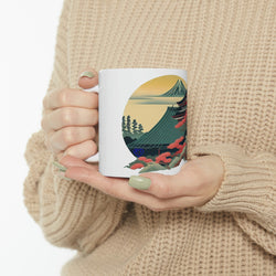 Sakura Temple Ceramic Mug 11oz