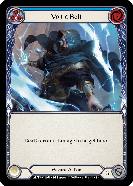 Voltic Bolt (Blue) [ARC149-C] (Arcane Rising)  1st Edition Normal