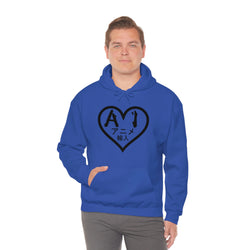 Anime Imports 2010 Heart Logo (BLK) Unisex Heavy Blend™ Hooded Sweatshirt