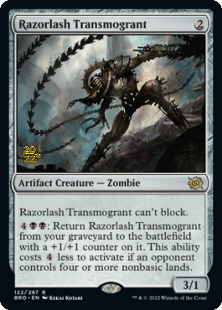 Razorlash Transmogrant [The Brothers' War: Prerelease Promos]