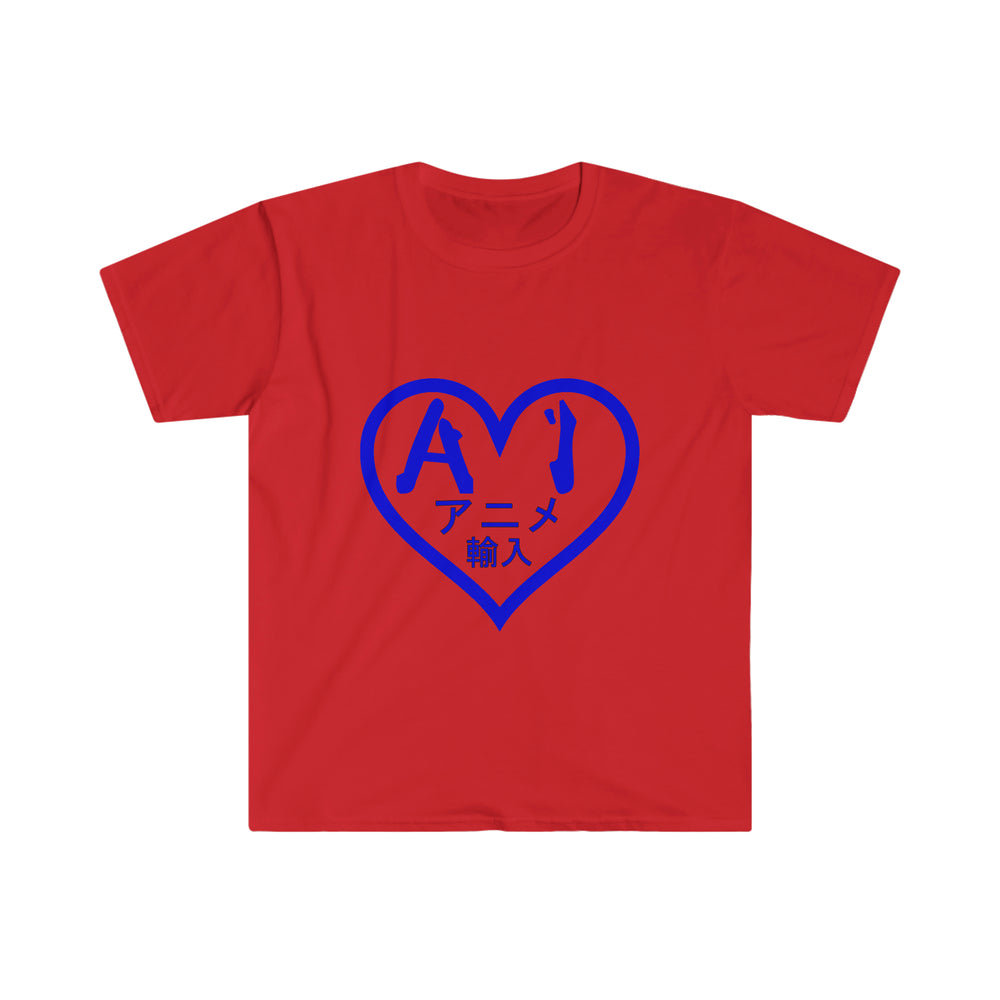 Anime Imports 2010 Heart Logo (Blue) Unisex Softstyle T-Shirt