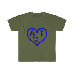 Anime Imports 2010 Heart Logo (Blue) Unisex Softstyle T-Shirt