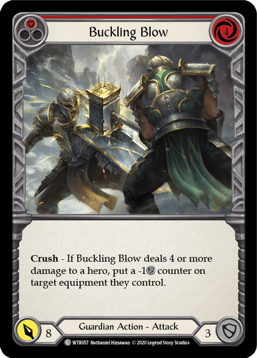 Buckling Blow (Red) [U-WTR057] (Welcome to Rathe Unlimited)  Unlimited Rainbow Foil