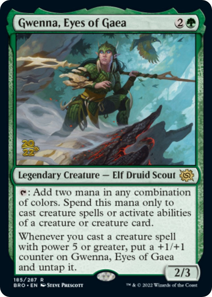 Gwenna, Eyes of Gaea [The Brothers' War: Prerelease Promos]