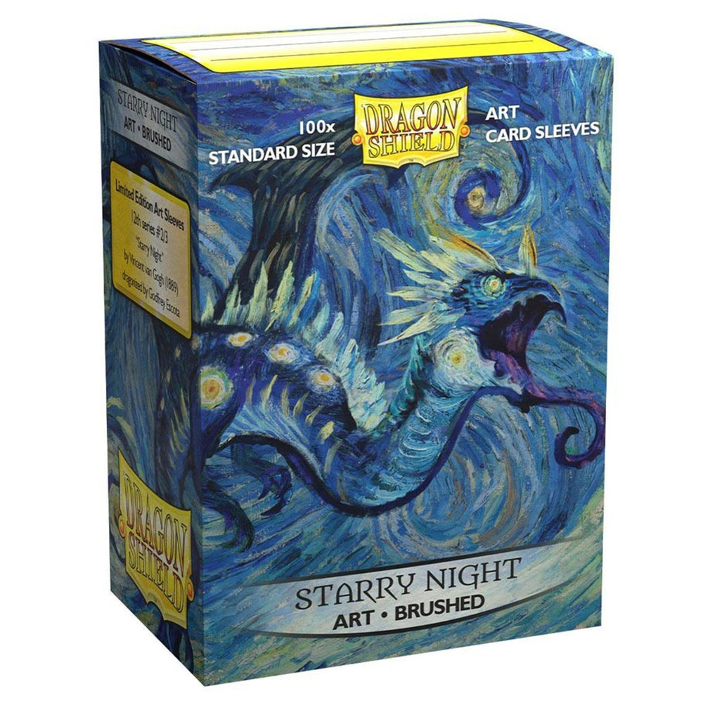 Dragon Shields: (100) Brushed Art - Starry Night