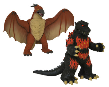 Godzilla 1995 Burning Godzilla & Rodan Vinimate 2pk