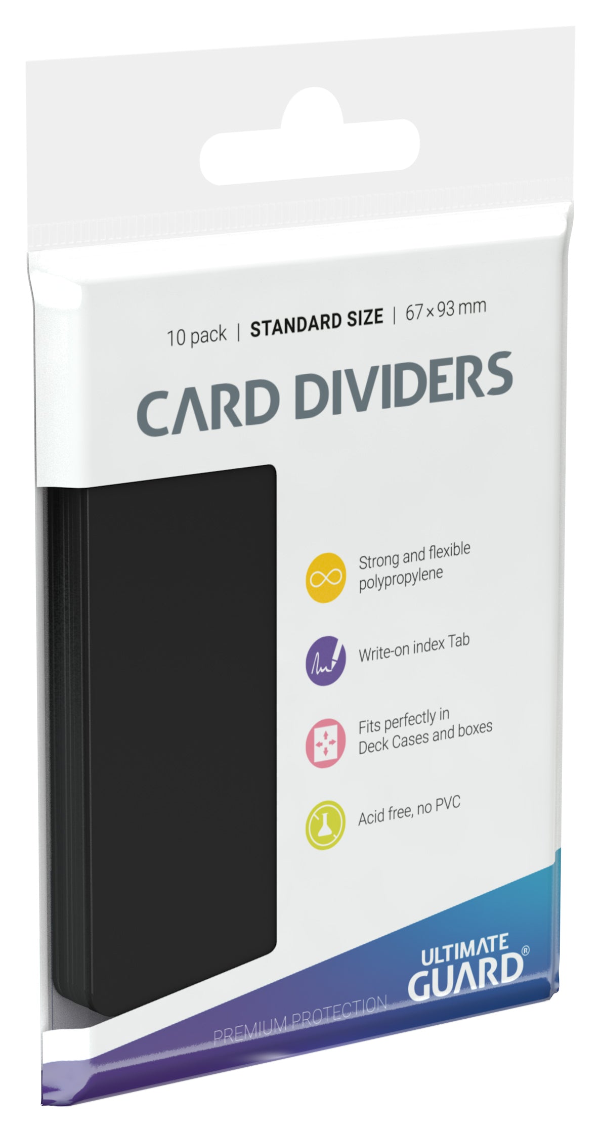 Ultimate Guard Card Dividers Standard size Black