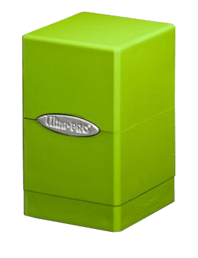 Satin Tower Deck Box: Lime Green