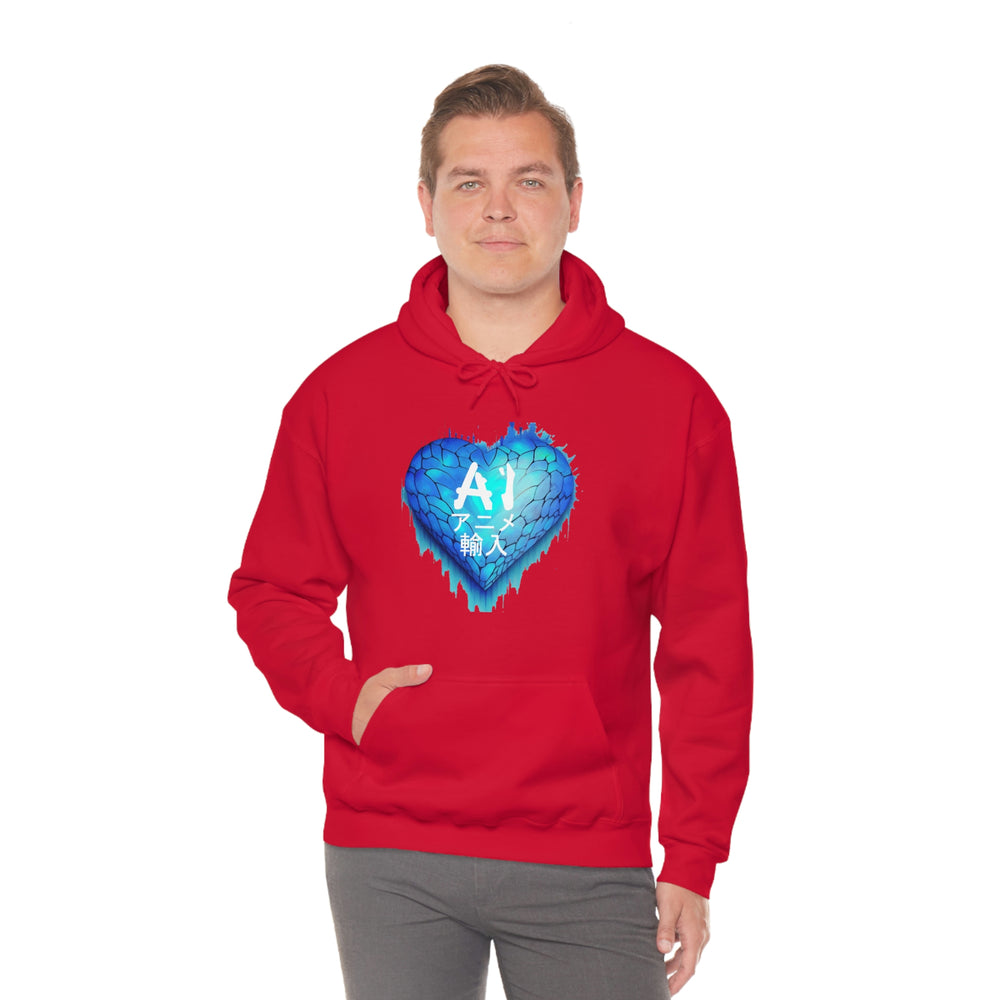 Anime Imports Frozen Heart Logo Unisex Heavy Blend™ Hooded Sweatshirt