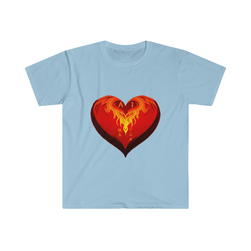 Heart of Flame Unisex Softstyle T-Shirt