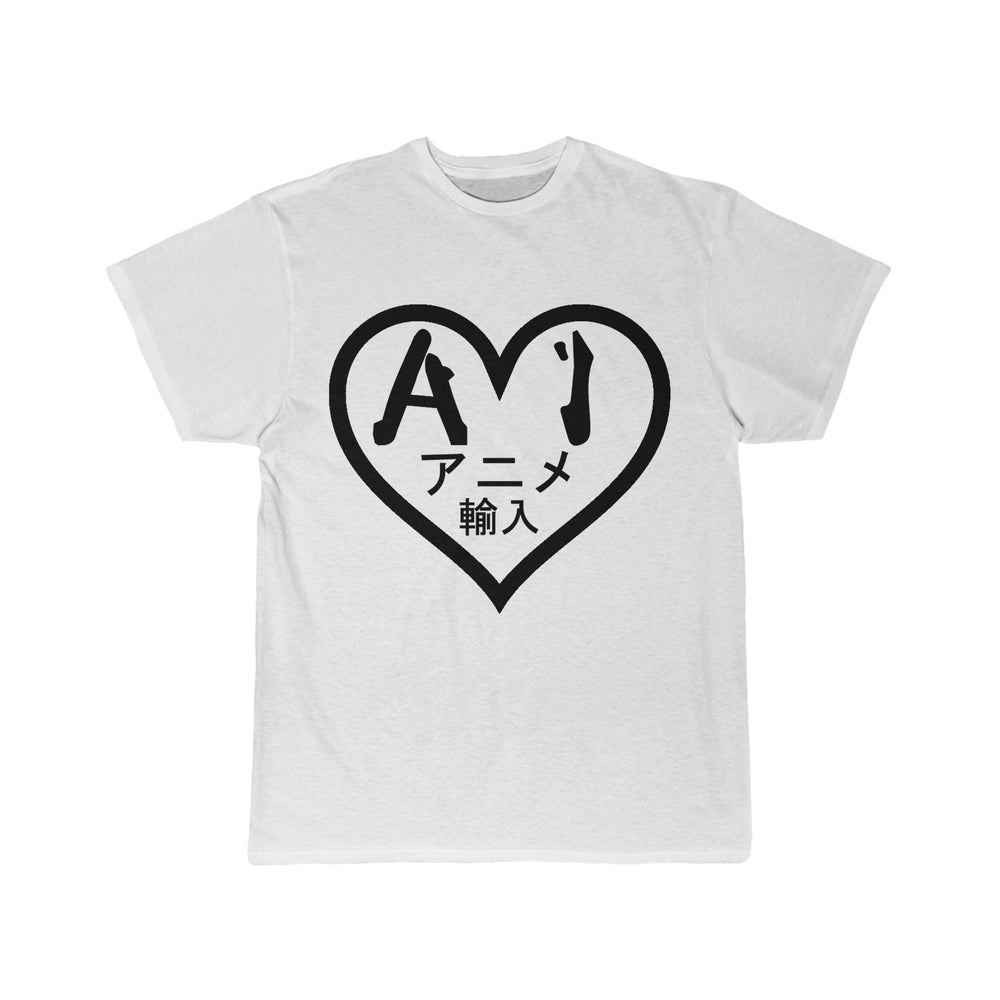 Anime Imports 2010 Heart B&W Logo Men's Short Sleeve Tee