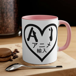 AI Logo 2001 & 2007 Black Logo) Accent Coffee Mug, 11oz