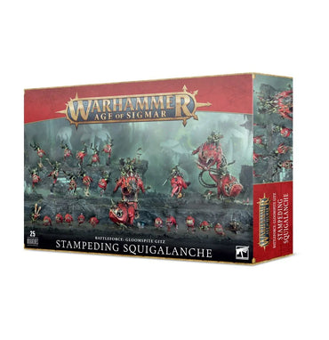WARHAMMER AOS: GLOOMSPITE GITS STAMPEDING SQUIGALANCHE