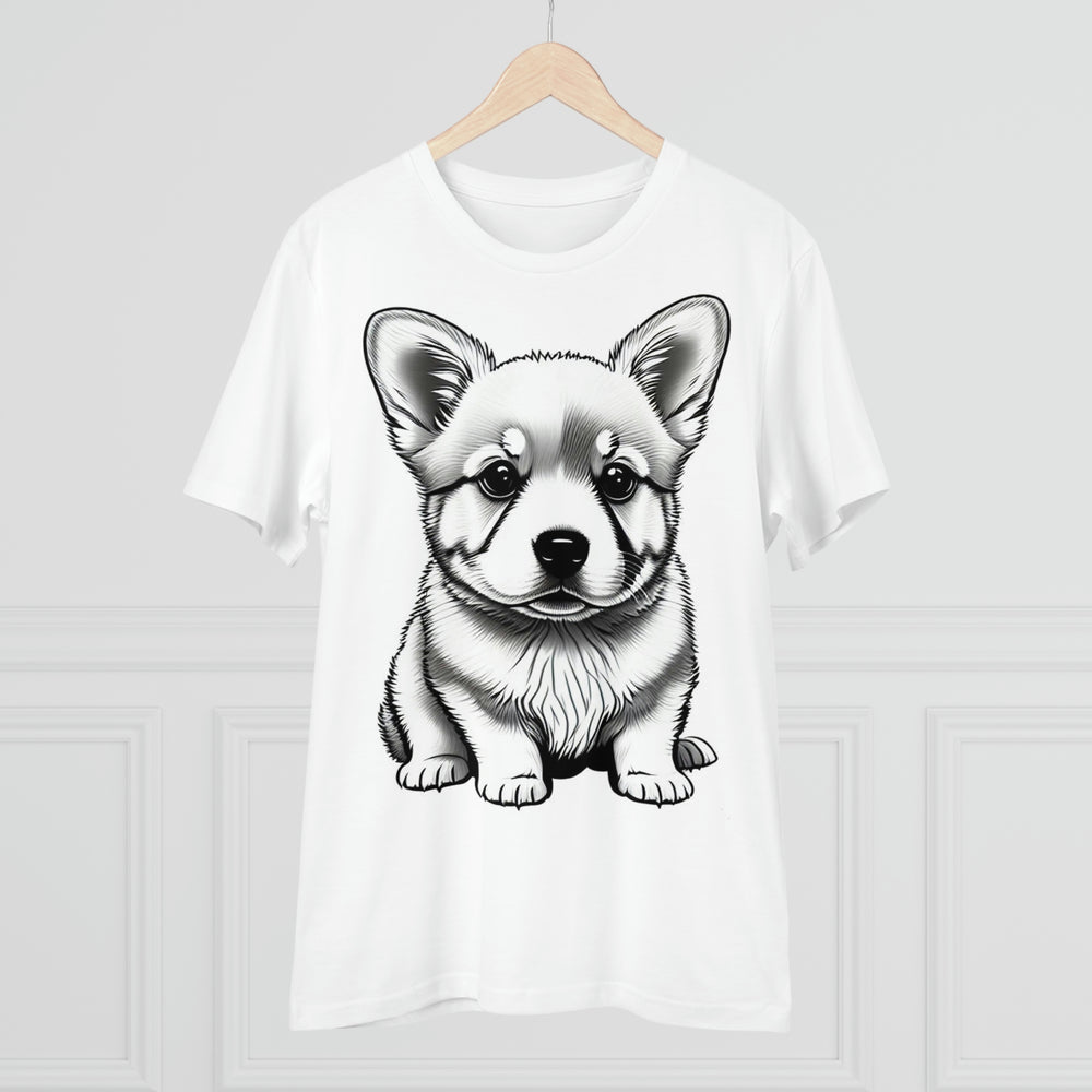 Corgi Pup Eco-Friendly Organic Creator T-shirt - Unisex