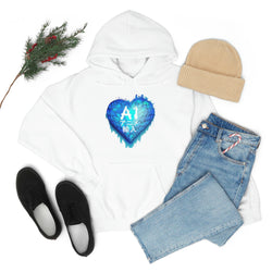 Anime Imports Frozen Heart Logo Unisex Heavy Blend™ Hooded Sweatshirt