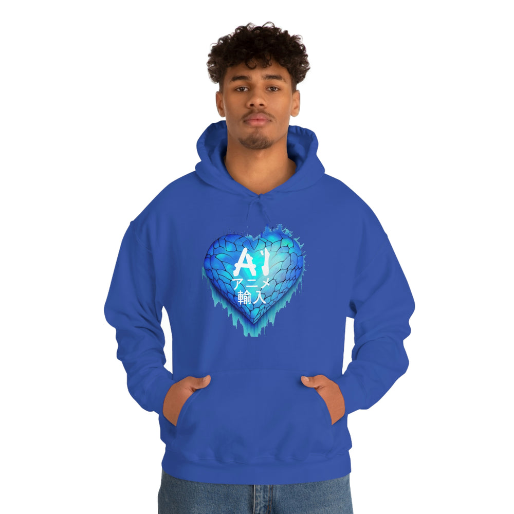 Anime Imports Frozen Heart Logo Unisex Heavy Blend™ Hooded Sweatshirt