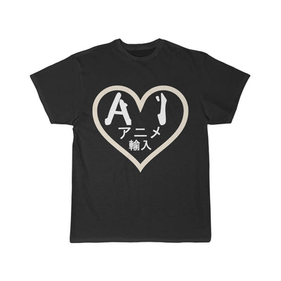 Anime Imports 2010 Heart B&W Logo Men's Short Sleeve Tee