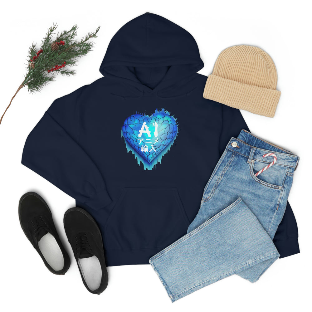 Anime Imports Frozen Heart Logo Unisex Heavy Blend™ Hooded Sweatshirt