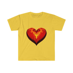 Heart of Flame Unisex Softstyle T-Shirt