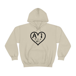 Anime Imports 2010 Heart Logo (BLK) Unisex Heavy Blend™ Hooded Sweatshirt