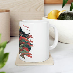 Sakura Temple Ceramic Mug 11oz
