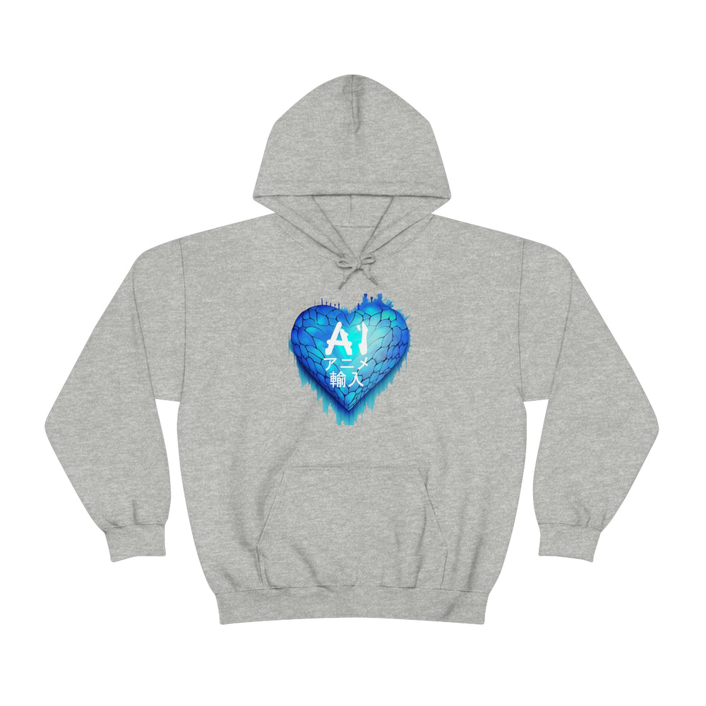 Anime Imports Frozen Heart Logo Unisex Heavy Blend™ Hooded Sweatshirt
