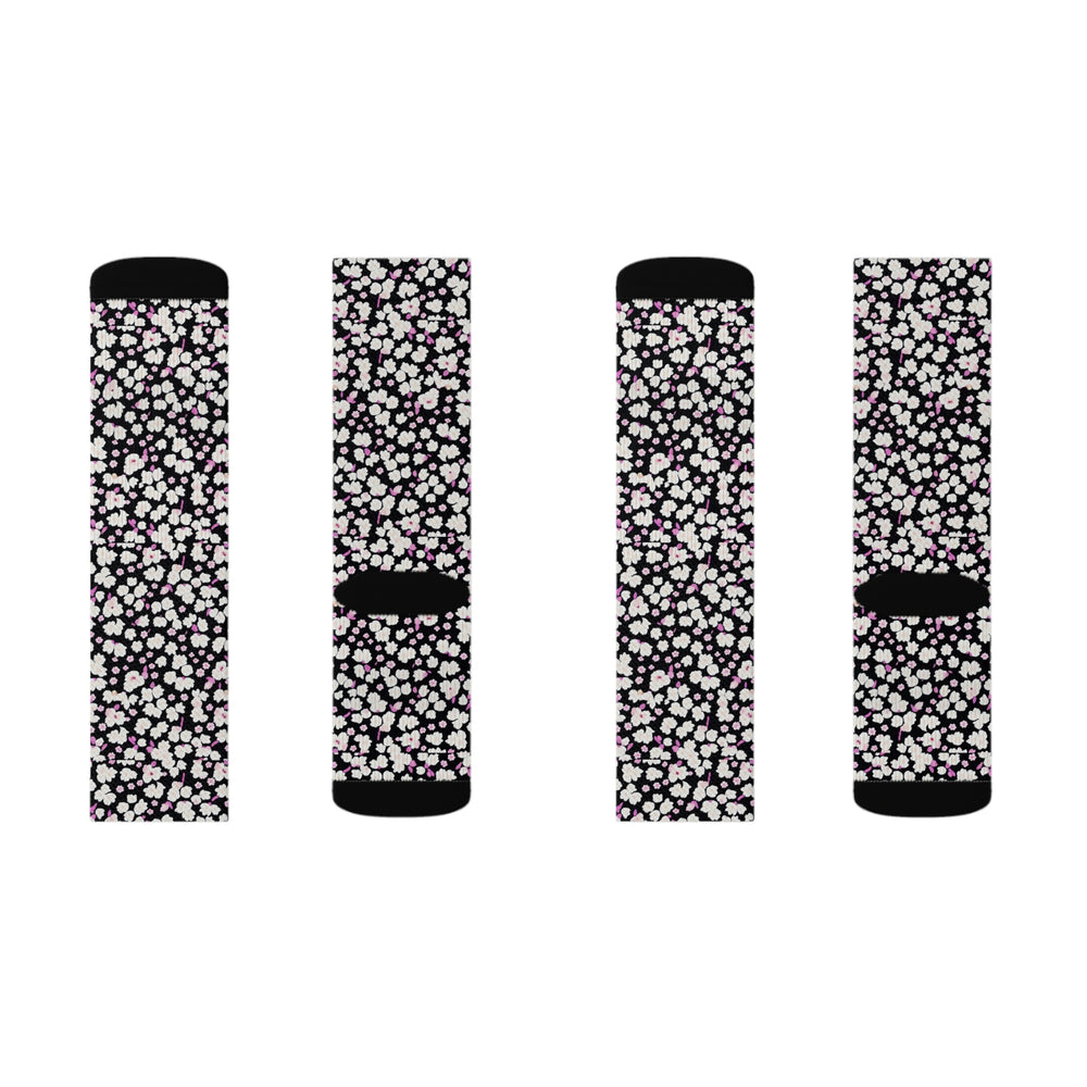 Ume Blossom - Japanese Plum Blossom Sublimation Socks