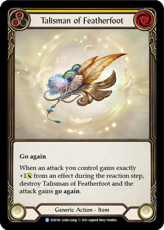 Talisman of Featherfoot [EVR190] (Everfest)  1st Edition Cold Foil