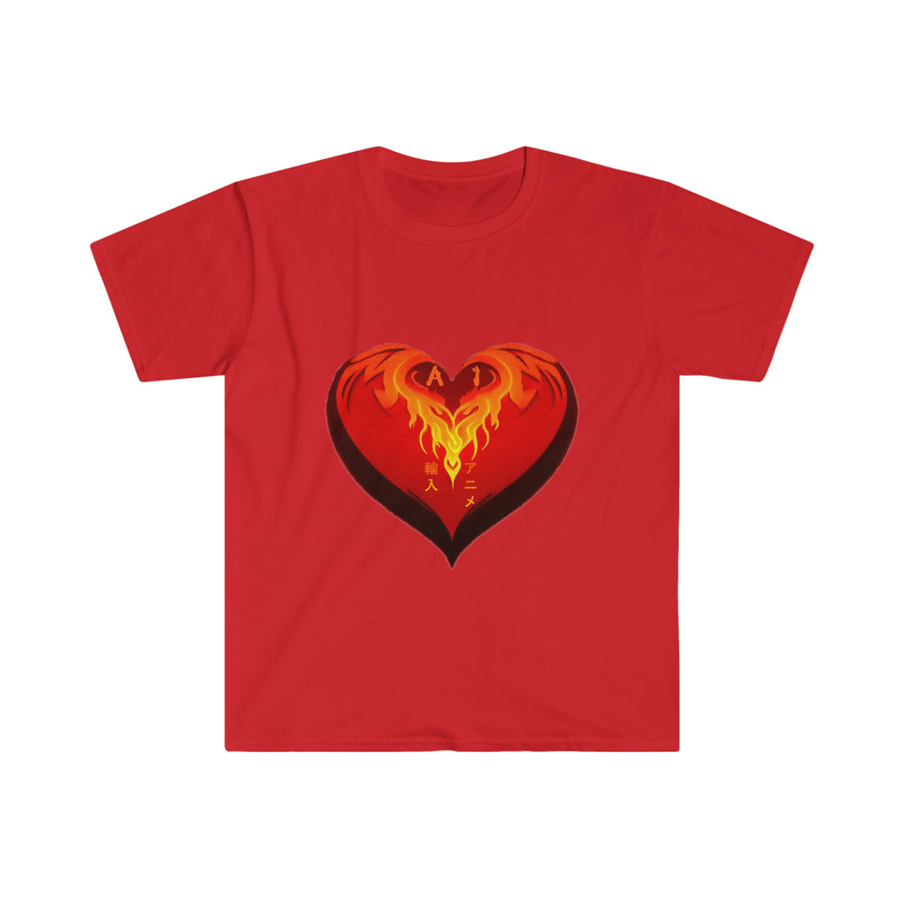 Heart of Flame Unisex Softstyle T-Shirt