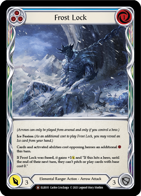 Frost Lock [U-ELE035] (Tales of Aria Unlimited)  Unlimited Rainbow Foil