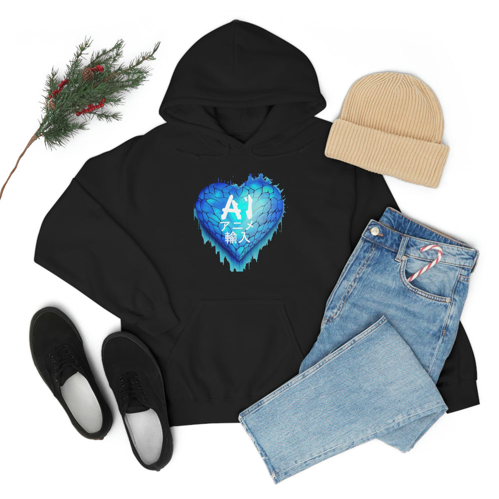 Anime Imports Frozen Heart Logo Unisex Heavy Blend™ Hooded Sweatshirt