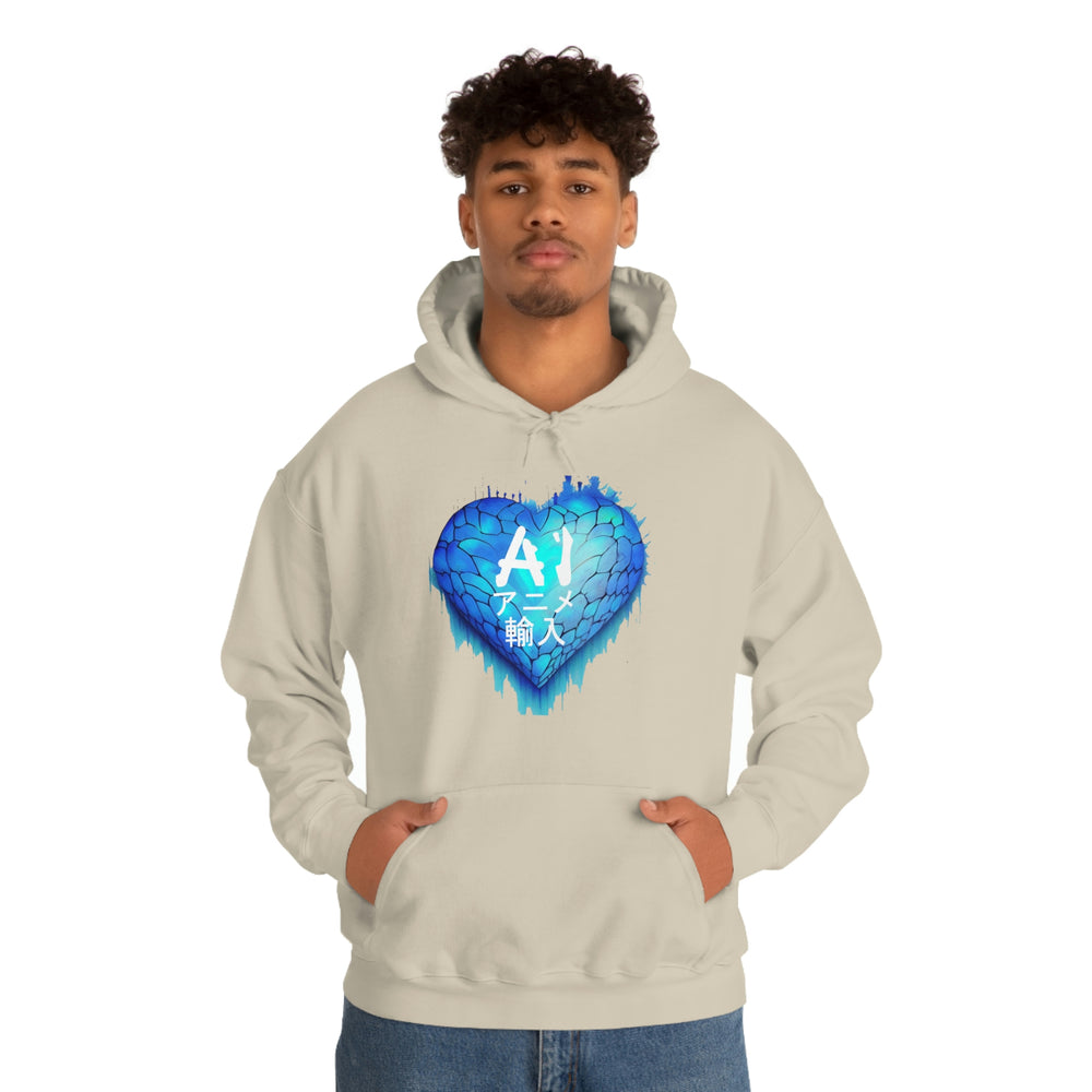 Anime Imports Frozen Heart Logo Unisex Heavy Blend™ Hooded Sweatshirt