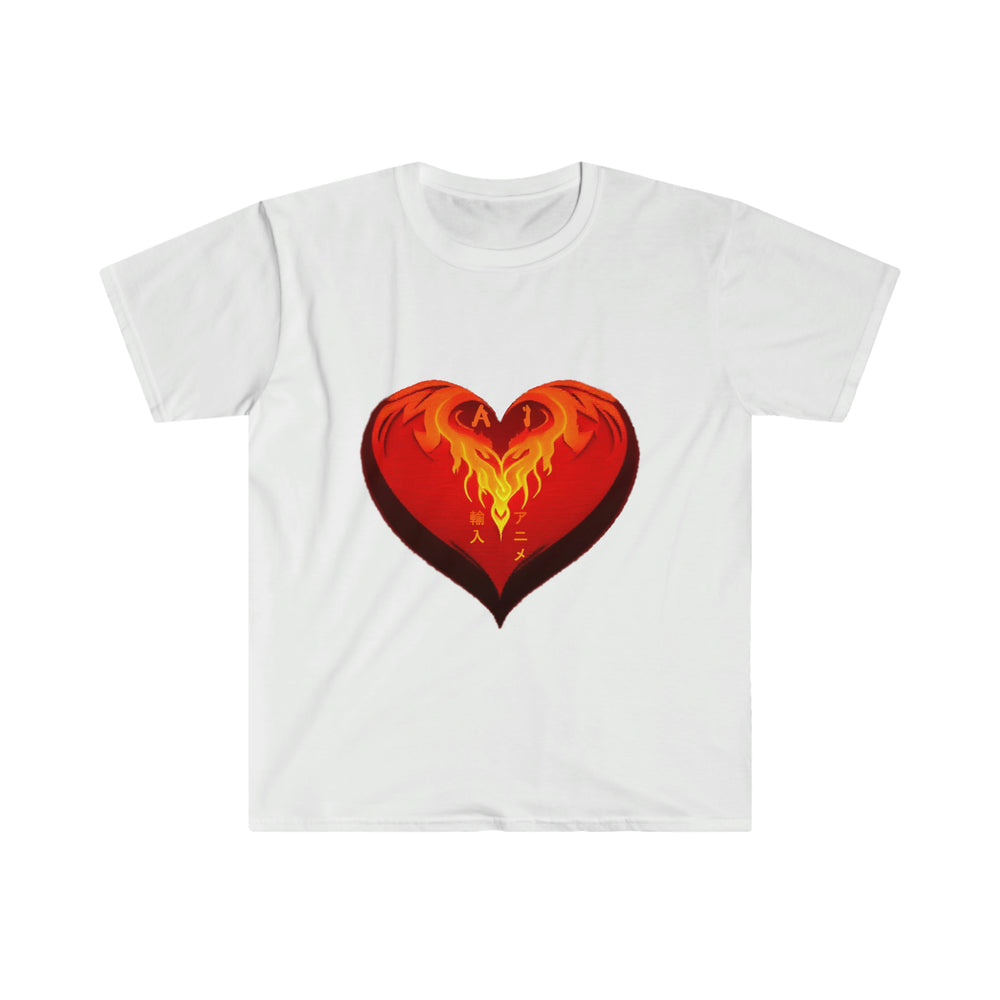 Heart of Flame Unisex Softstyle T-Shirt