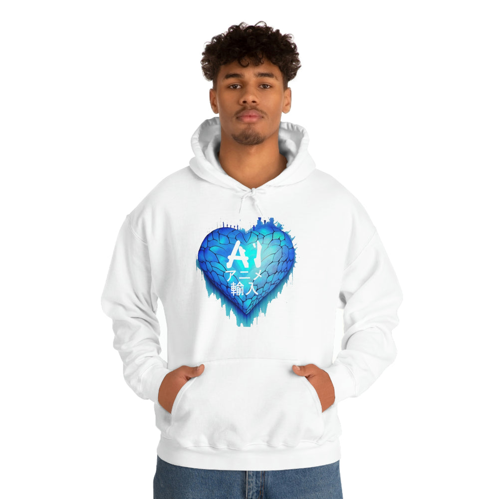 Anime Imports Frozen Heart Logo Unisex Heavy Blend™ Hooded Sweatshirt