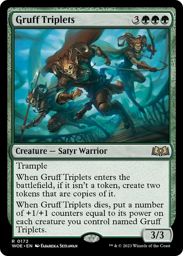 Gruff Triplets [Wilds of Eldraine]