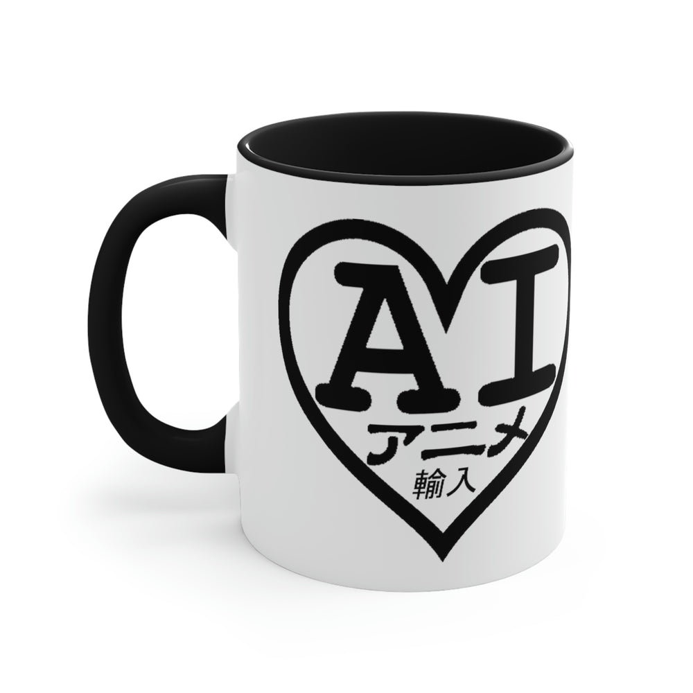 AI Logo 2001 & 2007 Black Logo) Accent Coffee Mug, 11oz