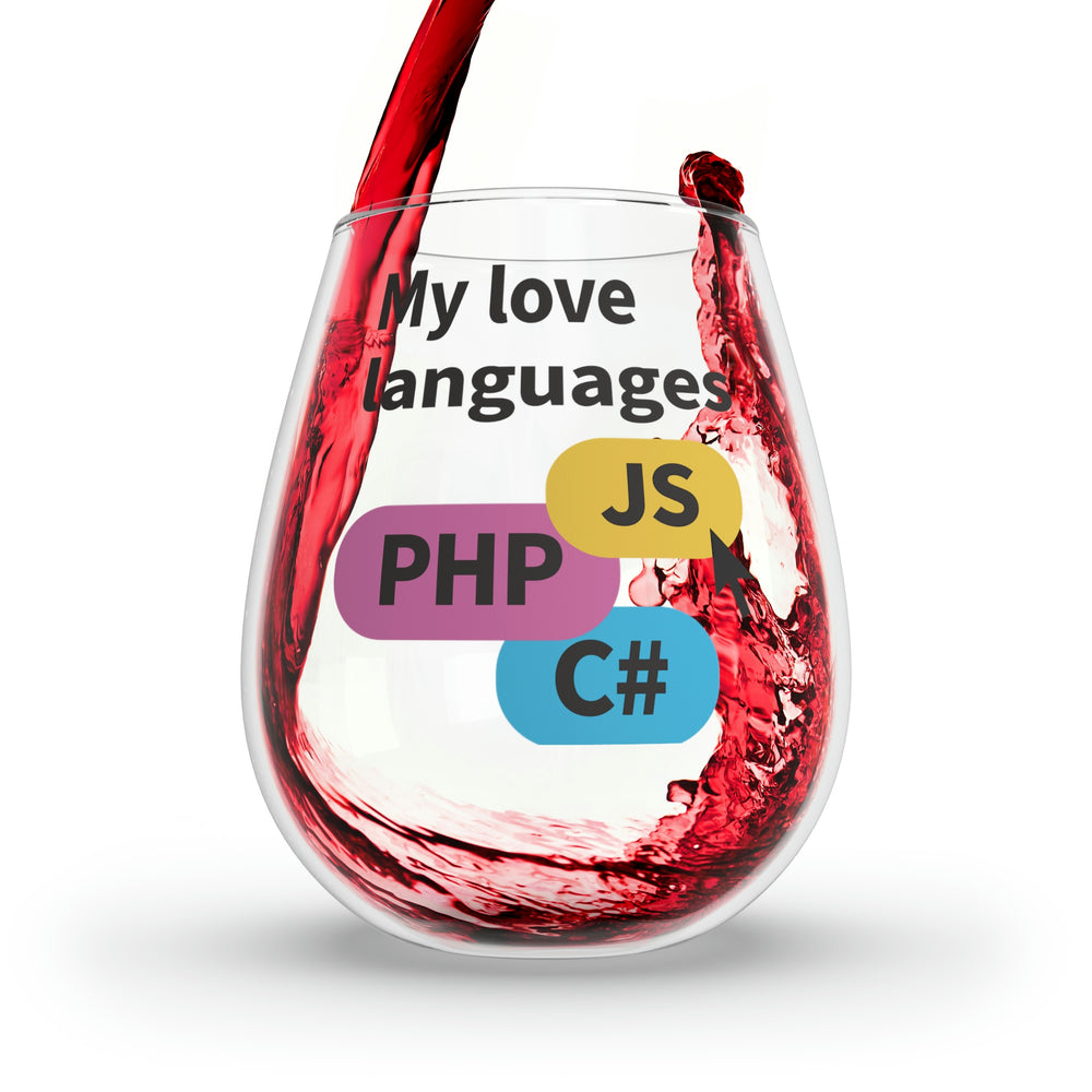 Programmer Stemless Wine Glass, 11.75oz