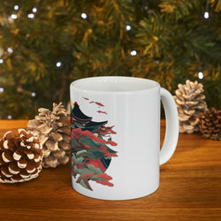 Sakura Temple Ceramic Mug 11oz