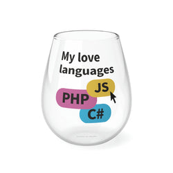 Programmer Stemless Wine Glass, 11.75oz