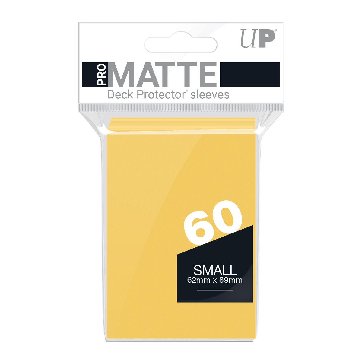 Ultra PRO: Small 60ct Sleeves - PRO-Matte (Yellow)