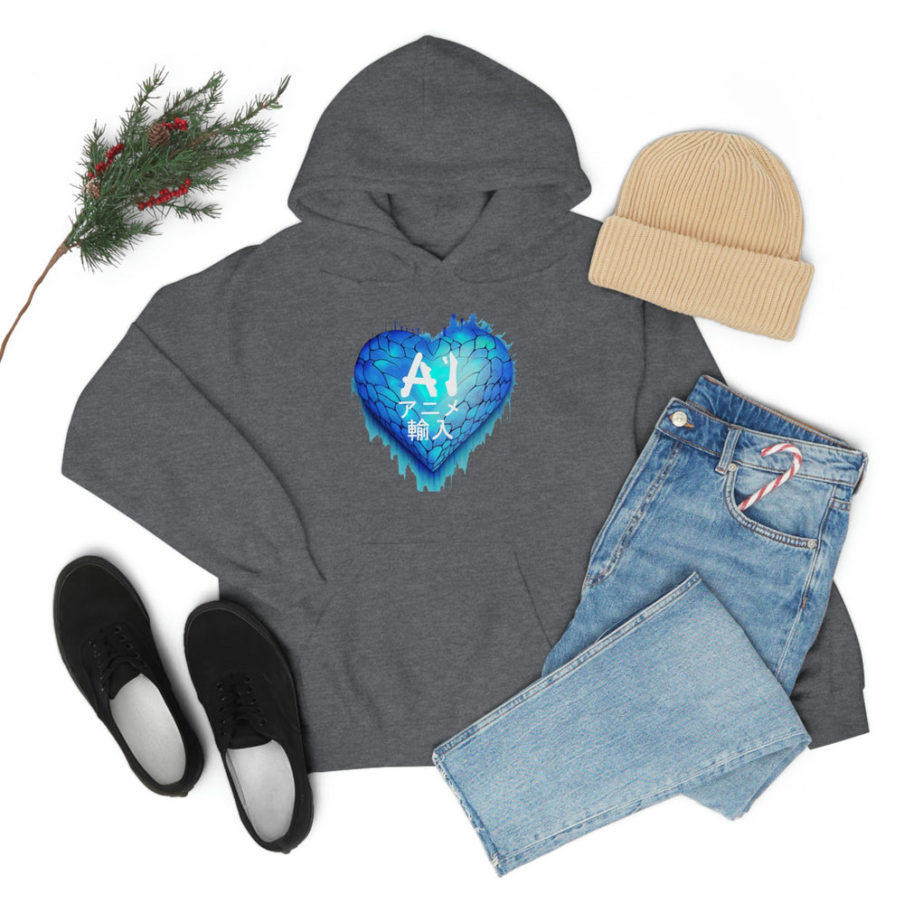 Anime Imports Frozen Heart Logo Unisex Heavy Blend™ Hooded Sweatshirt