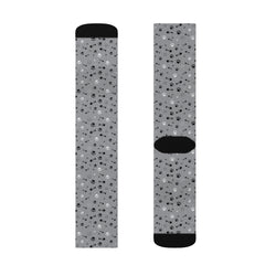 Cat Paw and Fish Bone Sublimation Socks