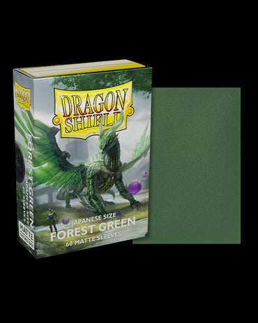 Dragon Shields: Forest Green Matte 60 Japanese